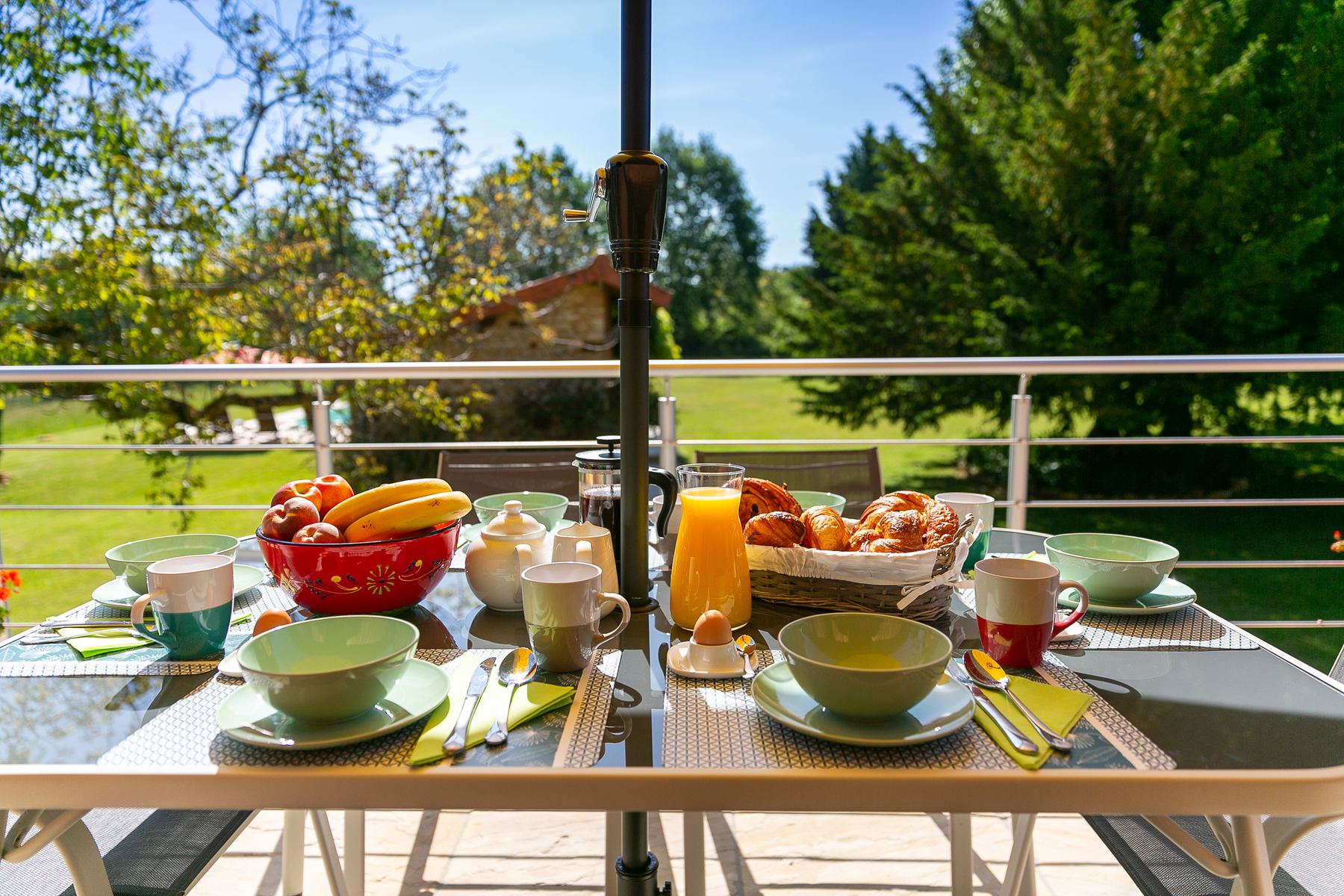 Breakfast on the terrace