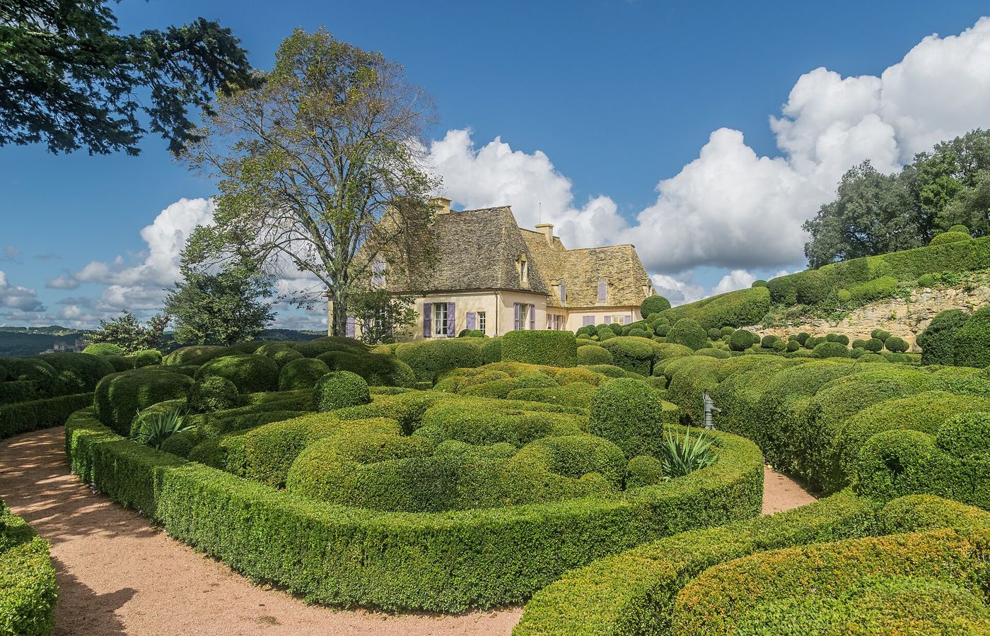 The clipped box gardens of Marqueyssac