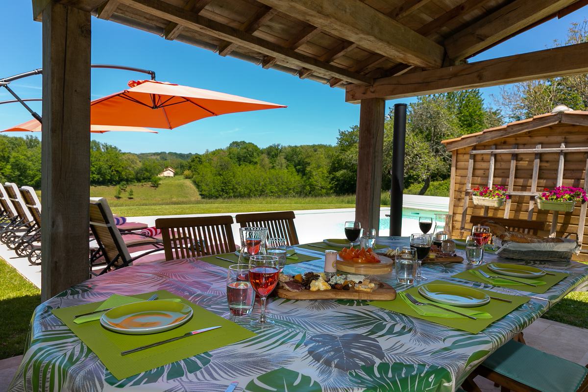 Lunch in the summer kitchen